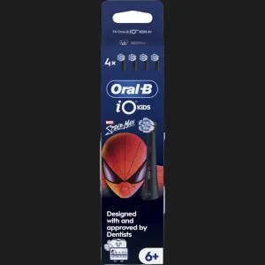 Насадка для зубної щітки Braun Oral-B Kids Spider-Man (Black) в Хмельницькому