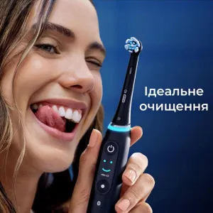 Насадка для зубной щетки Braun Oral-B iO Radiant White (Black) в Александрии