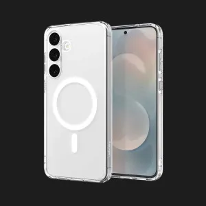 Чохол Spigen Ultra Hybrid MagSafe для Samsung Galaxy S25 FE (Clear White) в Хмельницькому
