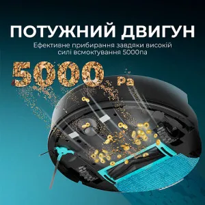 Робот-пилосос Cecotec Conga 7690 Immortal Max Home (Black) в Борисполі