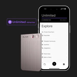 Цифровой диктофон PLAUD Note ChatGPT AI (Starlight) (NB-100-ST) в Черновцах