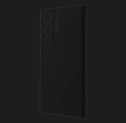 Чехол Silicone Case для Samsung S23 Ultra (Black)