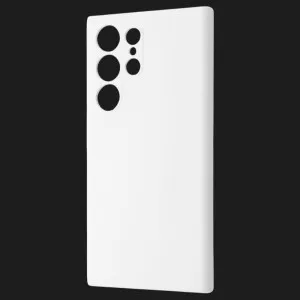 Чехол Silicone Case для Samsung S23 Ultra (White) в Александрии