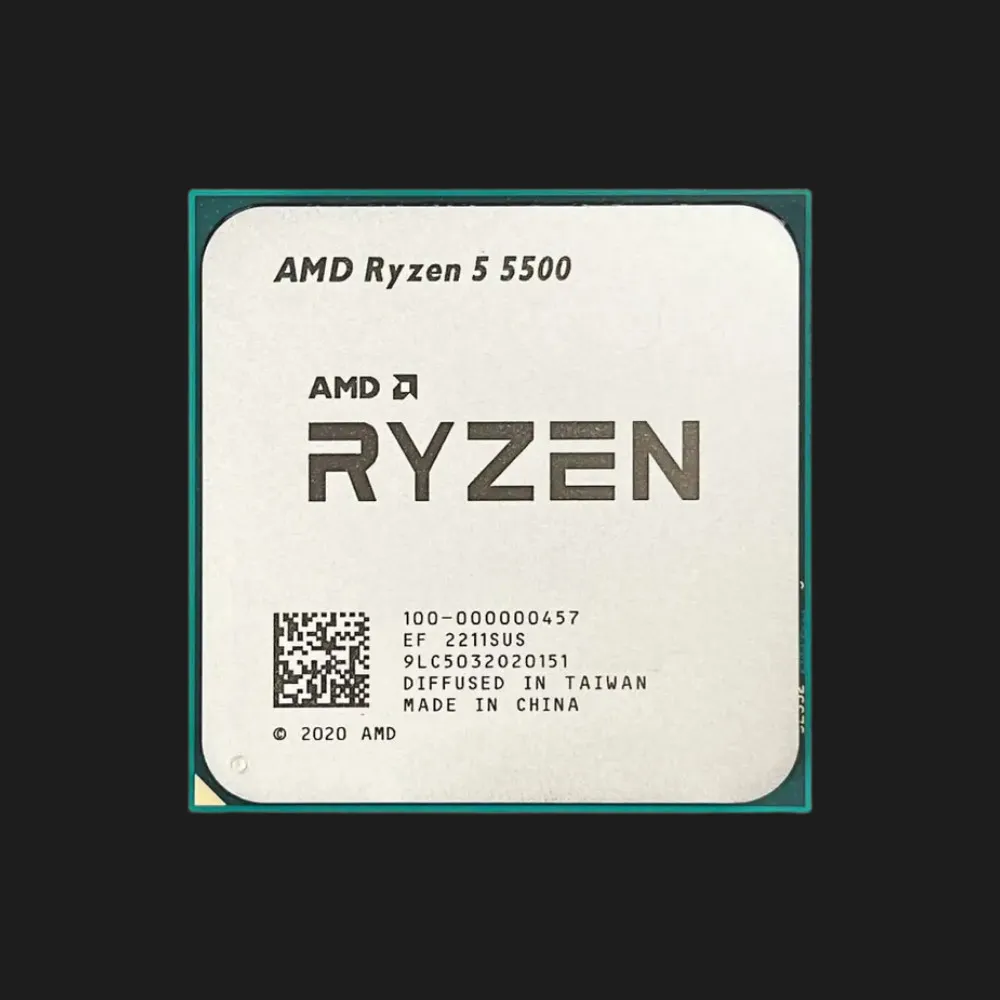 Процессор AMD Ryzen 5 5500 sAM4 Tray (100-000000457)
