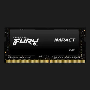 Оперативна памʼять Kingston Fury Impact SO-DIMM DDR4 8GB 1x8GB 3200MHz (KF432S20IB/8)