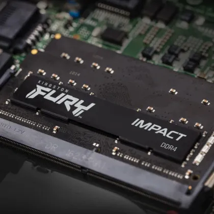 Оперативная память Kingston Fury Impact SO-DIMM DDR4 16GB 1x16GB 3200MHz (KF432S20IB/16)