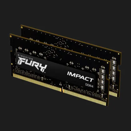 Оперативна памʼять Kingston Fury Impact SO-DIMM DDR5 64GB 2x32GB 4800MHz (KF548S38IBK2-64)