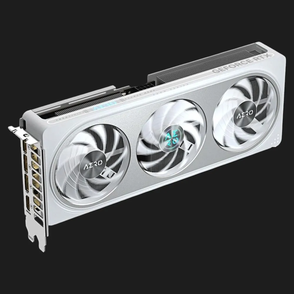 Відеокарта GIGABYTE GeForce RTX 5060 Ti AERO OC 8GB (GV-N506TAERO_OC-8GD) (Silver) — фото 3