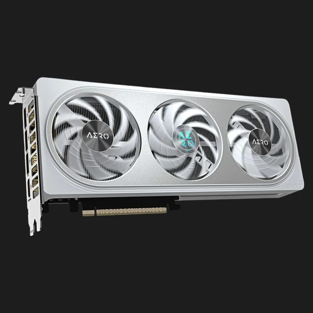 Відеокарта GIGABYTE GeForce RTX 5060 Ti AERO OC 8GB (GV-N506TAERO_OC-8GD) (Silver) — фото 2