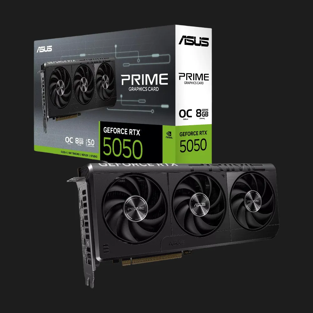 Видеокарта ASUS GeForce RTX 5050 PRIME OC 8GB (PRIME-RTX5050-O8G)