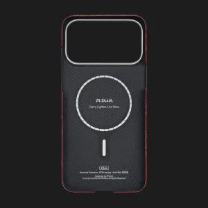 Чохол Pitaka MagEZ Ultra-Slim Case для iPhone 17 Pro (Red/Gold) у Луцьк