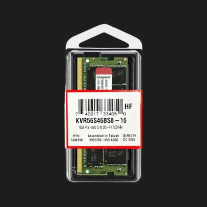 Оперативна памʼять Kingston ValueRAM SO-DIMM DDR5 16GB 1x16GB 5600MHz (KVR56S46BS8-16)