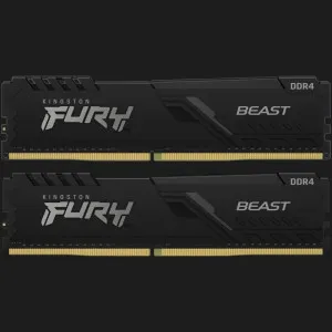 Оперативная память Kingston Fury Beast DDR4 16GB 2x8GB 3200MHz (KF432C16BBK2/16WP)