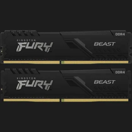 Оперативна памʼять Kingston Fury Beast DDR4 16GB 2x8GB 3200MHz (KF432C16BBK2/16WP)