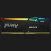 Оперативная память Kingston Fury Beast RGB DDR5 16GB 2x8GB 5600MHz (KF556C36BBEAK2-16)