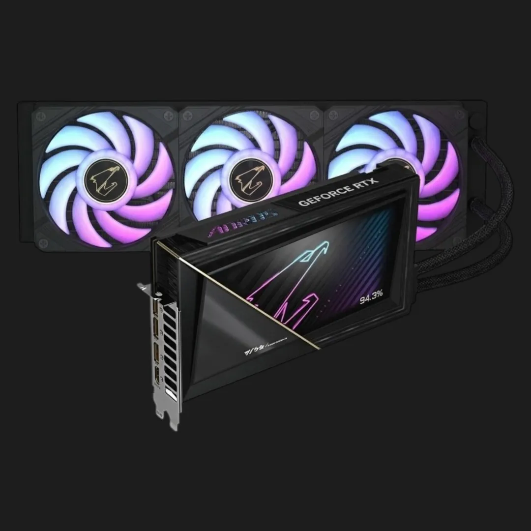 Відеокарта GIGABYTE GeForce RTX 5090 AORUS XTREME WATERFORCE 32GB (GV-N5090AORUSX W-32GD)