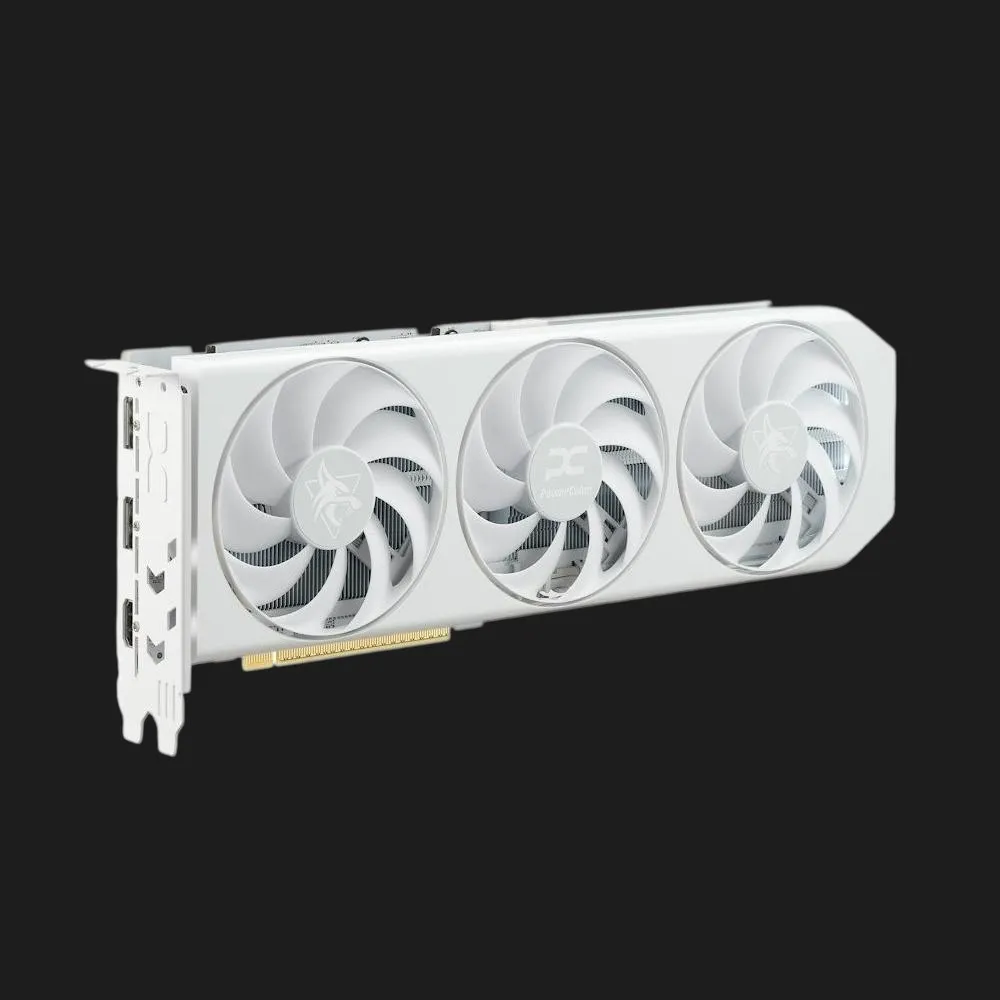 Відеокарта PowerColor Radeon RX 9060 XT Hellhound Spectral White 16GB (RX9060XT 16G-L/OC/WHITE) — фото 2