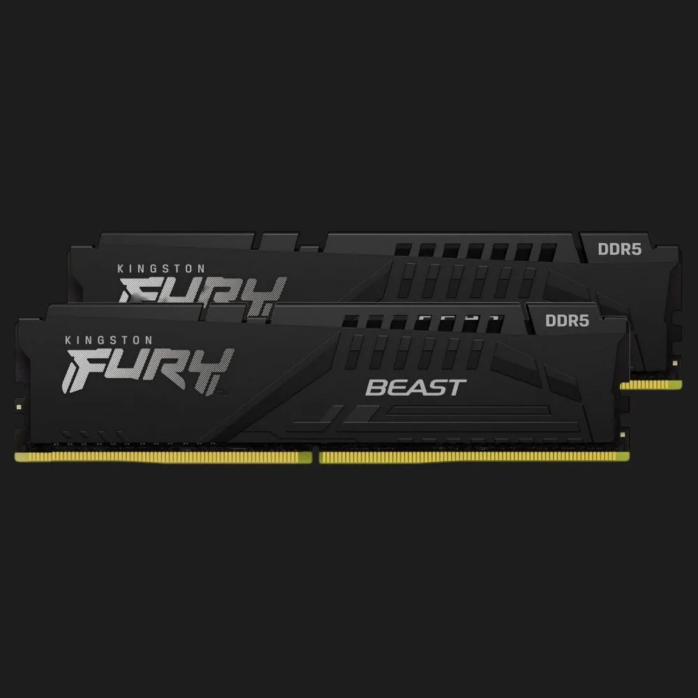 Оперативна памʼять Kingston Fury Beast DDR5 16GB 2x8GB 6000MHz (KF560C36BBEK2-16)