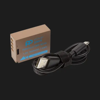 Аккумулятор PowerPlant для Fujifilm TNP-W126 1050mAh p кабелем Type-C в Чернигове
