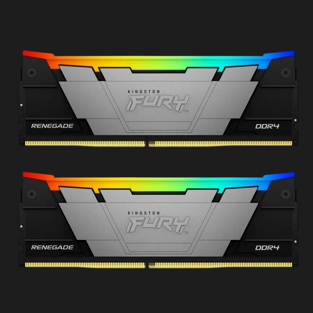 Оперативна памʼять Kingston Fury Renegade RGB DDR4 16GB 2x8GB 3600MHz (KF436C16RB2AK2/16)