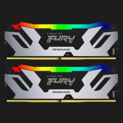 Оперативная память Kingston Fury Renegade RGB DDR5 32GB 2x16GB 6400MHz (KF564C32RSAK2-32)