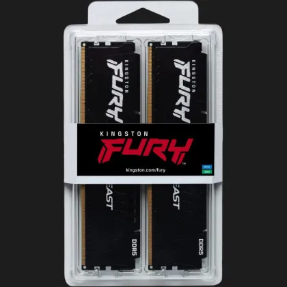 Оперативна памʼять Kingston Fury Beast DDR5 16GB 2x8GB 5600MHz (KF556C40BBK2-16)