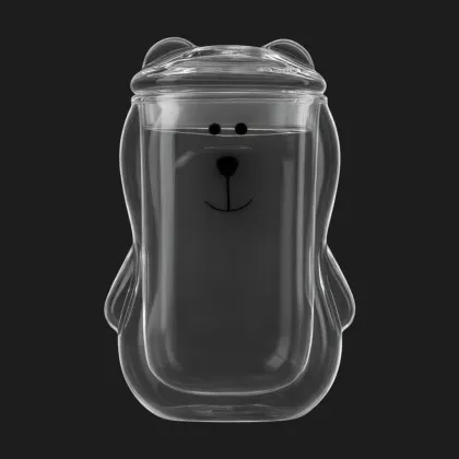 Набір чашок з кришкою та подвійними стінками Ardesto Animals 300 мл 2 шт. (AR2630BBR) Івано-Франківську