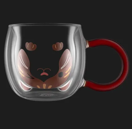 Набір чашок з подвійними стінками Ardesto Animals 280 мл 2 шт. (AR2628BC)