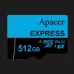 Карта памяти Apacer microSDXC Express 512Gb class 10 V30 A1 (Compatible with Nintendo Switch 2)