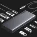 Переходник UGREEN CM639 USB-C to 2xUSB 3.2 + 2xUSB-C 3.2+ 2xHDMI + DP+ 100W PD (Gray) (35625) 