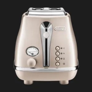 Тостер DeLonghi Icona Metallics (Beige) в Ковелі