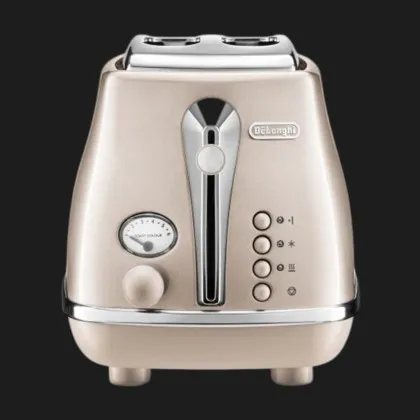 Тостер DeLonghi Icona Metallics (Beige)