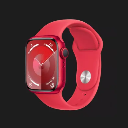 б/у Apple Watch Series 9 GPS 41mm PRODUCT RED Aluminum Case with PRODUCT RED Sport Band - S/M (MRXG3)
