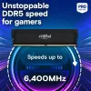 Оперативна памʼять Crucial Pro DDR5 16GB 1x16GB 6000MHz (CP16G60C36U5B)