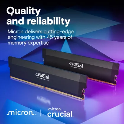 Оперативна памʼять Crucial Pro DDR5 16GB 1x16GB 6000MHz (CP16G60C36U5B)