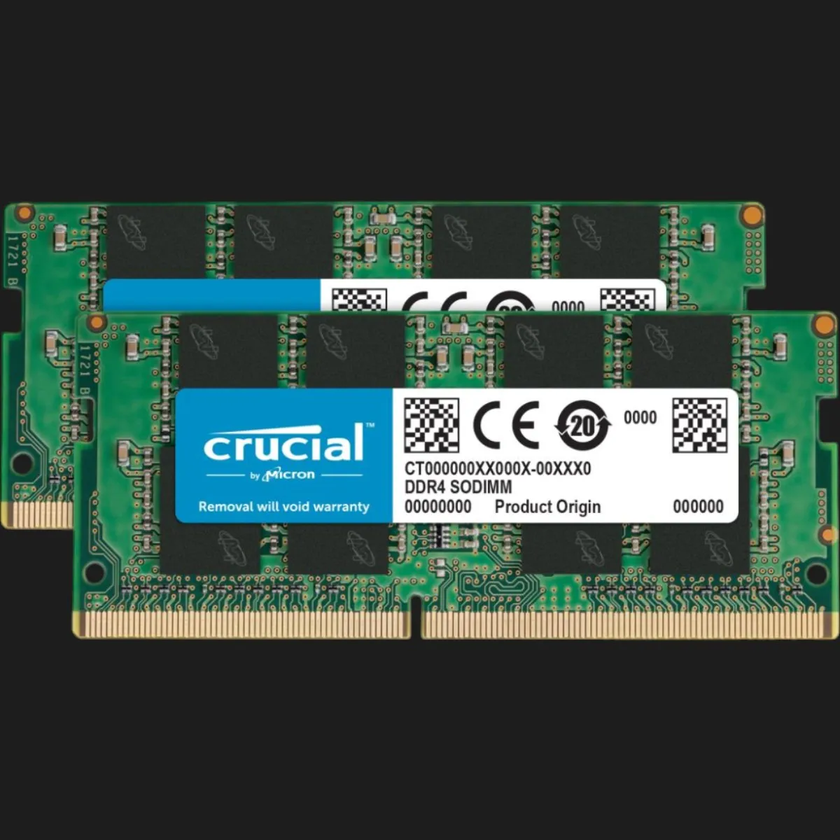Оперативна памʼять Crucial DDR4 32GB 2x16GB 3200MHz (CT2K16G4SFRA32A)