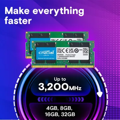 Оперативная память Crucial DDR4 16GB 1x16GB 3200MHz (CT16G4DFRA32A)