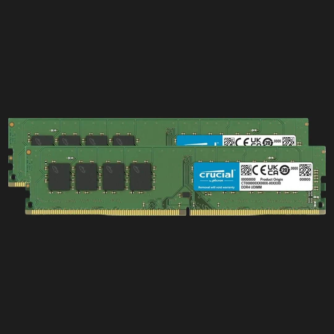 Оперативна памʼять Crucial DDR4 64GB 2x32GB 3200MHz (CT2K32G4DFD832A)