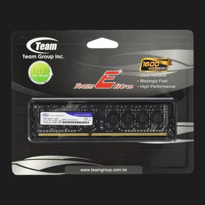 Оперативная память Team Elite DDR3 4GB 1x4GB 1600MHz (TED3L4G1600C1101)