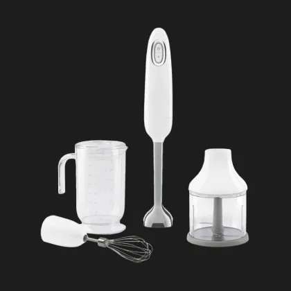 Блендер занурювальний SMEG з аксесуарами (HBF03WHEU) (White) в Білій Церкві
