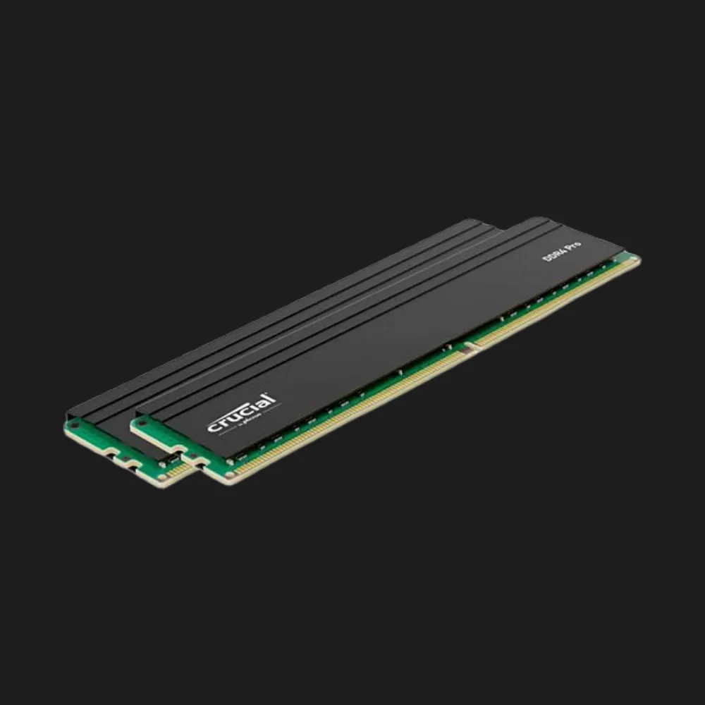 Оперативная память Crucial Pro DDR4 64GB 2x32GB 3200MHz (CP2K32G4DFRA32A)