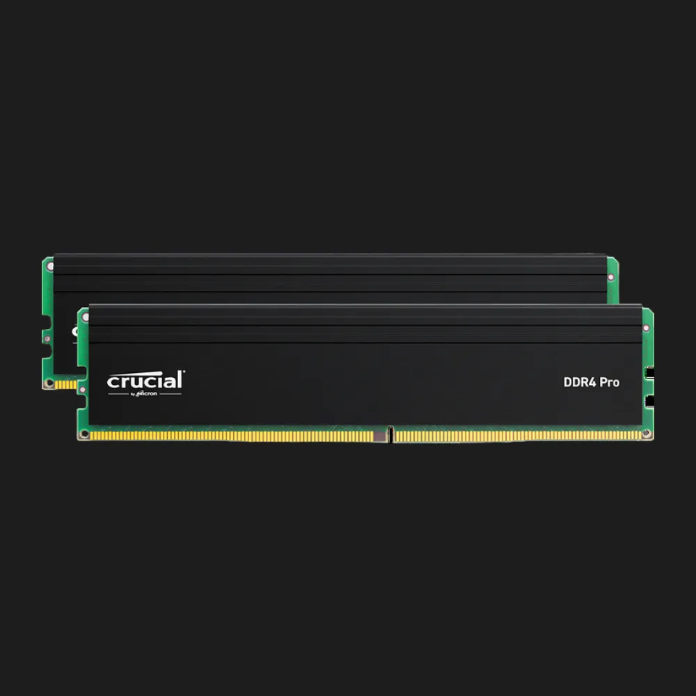 Оперативна памʼять Crucial Pro DDR4 32GB 2x16GB 3200MHz (CP2K16G4DFRA32A)