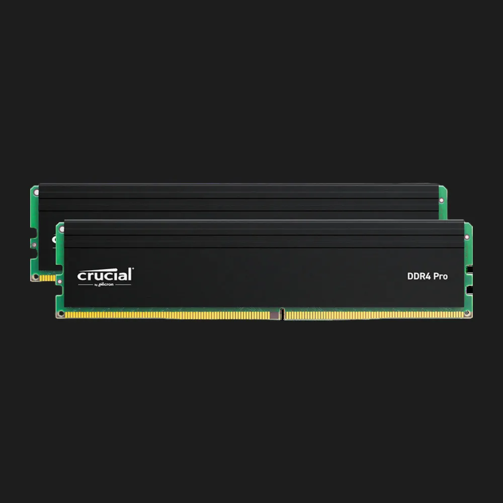 Оперативная память Crucial Pro DDR4 64GB 2x32GB 3200MHz (CP2K32G4DFRA32A)