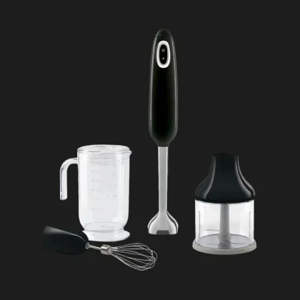 Блендер занурювальний SMEG з аксесуарами (HBF03BLEU) (Black)