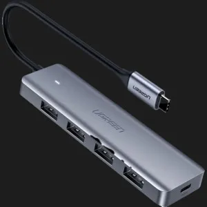 Переходник UGREEN CM219 4-Port USB3.0 Hub with USB-C Power Supply (50985) в Херсоне