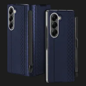 Чохол Dux Ducis Bril Magnetic Pen Holder Series для Samsung Fold 7 (Blue) в Хмельницькому
