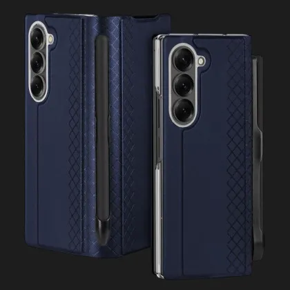 Чохол Dux Ducis Bril Magnetic Pen Holder Series для Samsung Fold 7 (Blue)