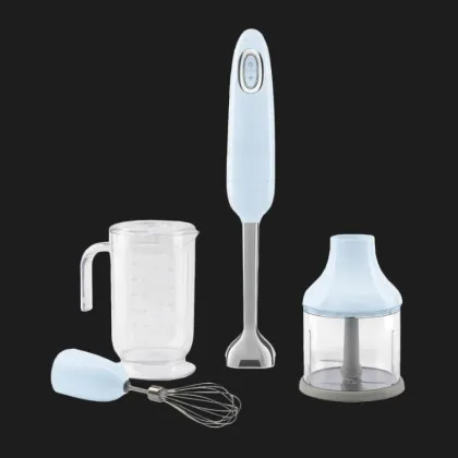 Блендер занурювальний SMEG з аксесуарами (HBF03PBEU) (Blue)