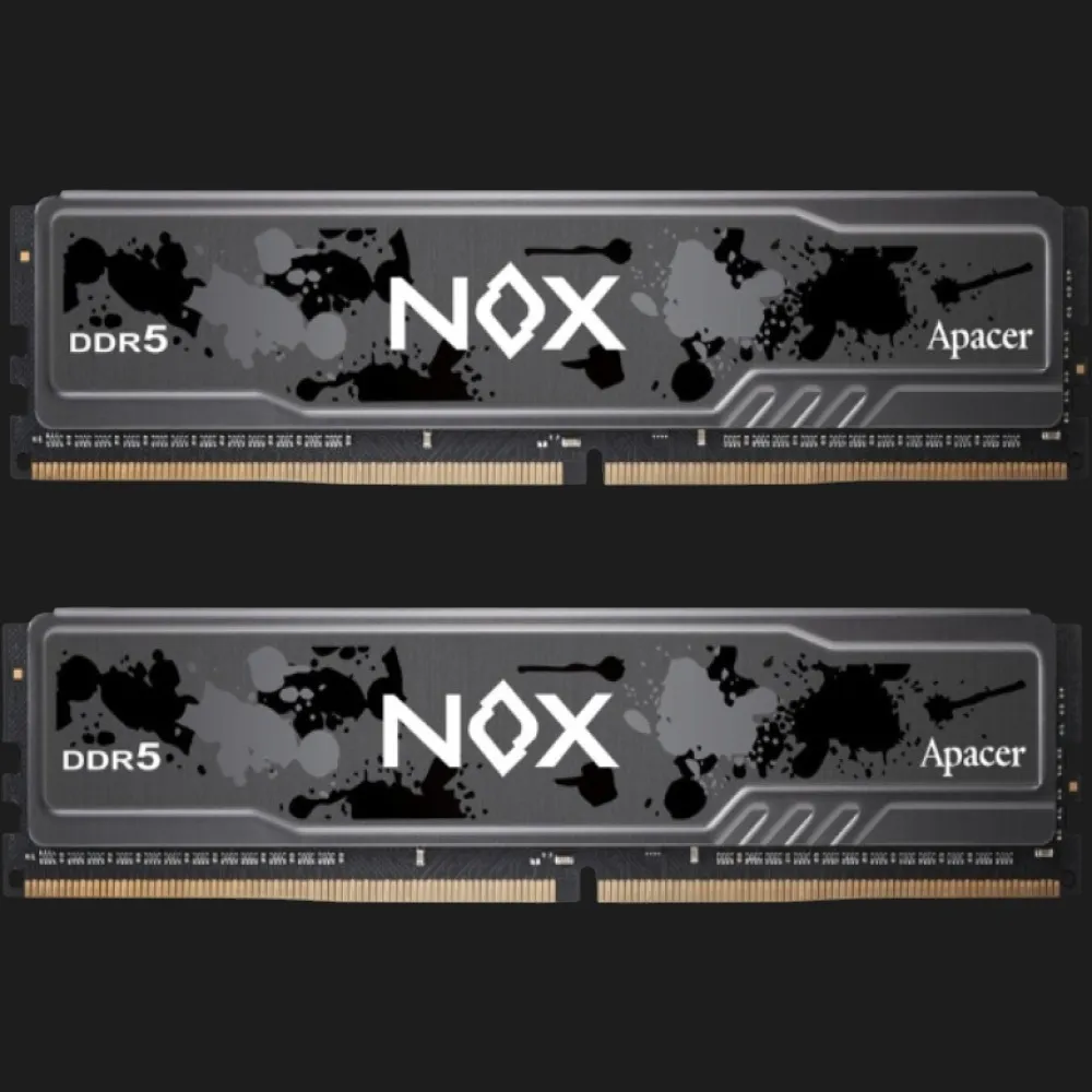 Оперативна памʼять Apacer NOX DDR5 32GB 2x16GB 5600MHz (AH5U32G56C522MBAA-2)