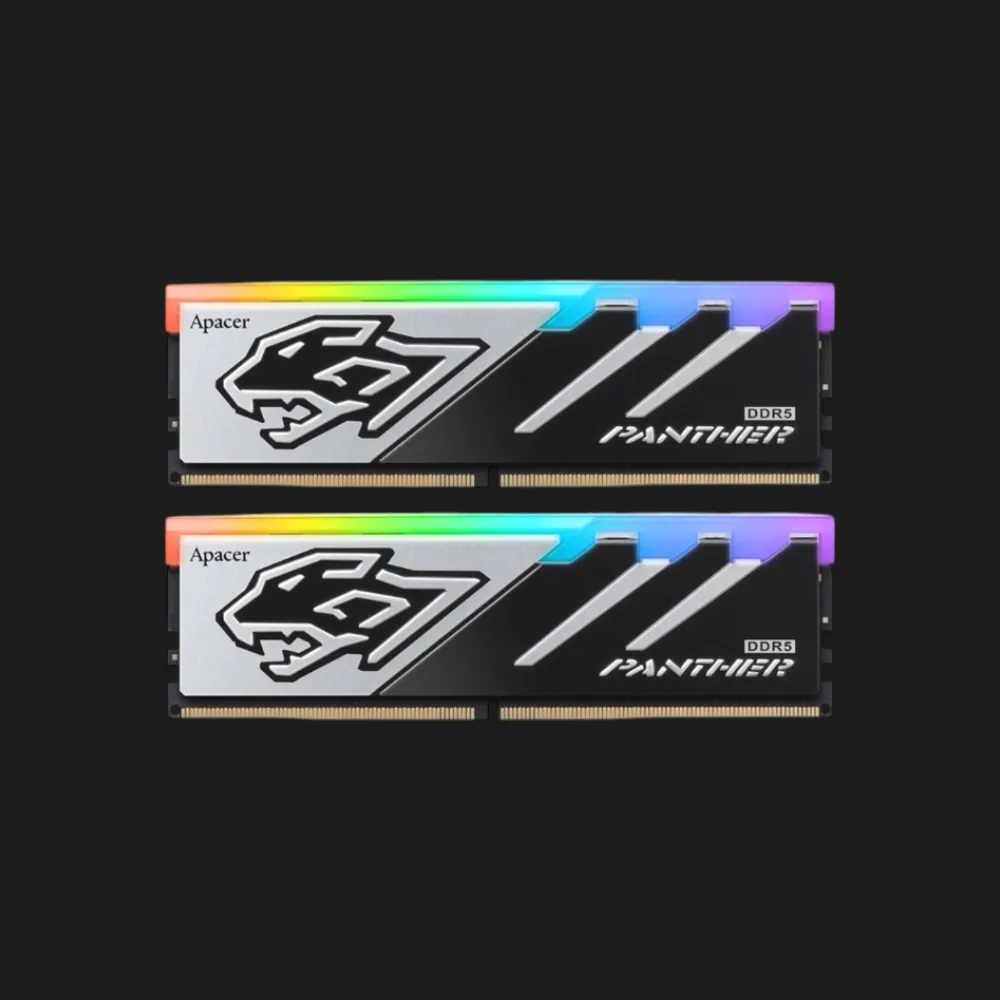Оперативна памʼять Apacer Panther RGB DDR5 32GB 2x16GB 5600MHz (AH5U32G56C5229BAA-2)